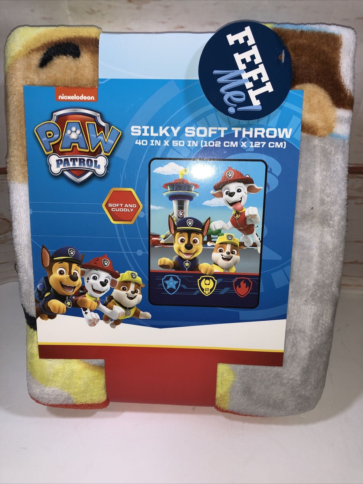 paw patrol silky soft throw